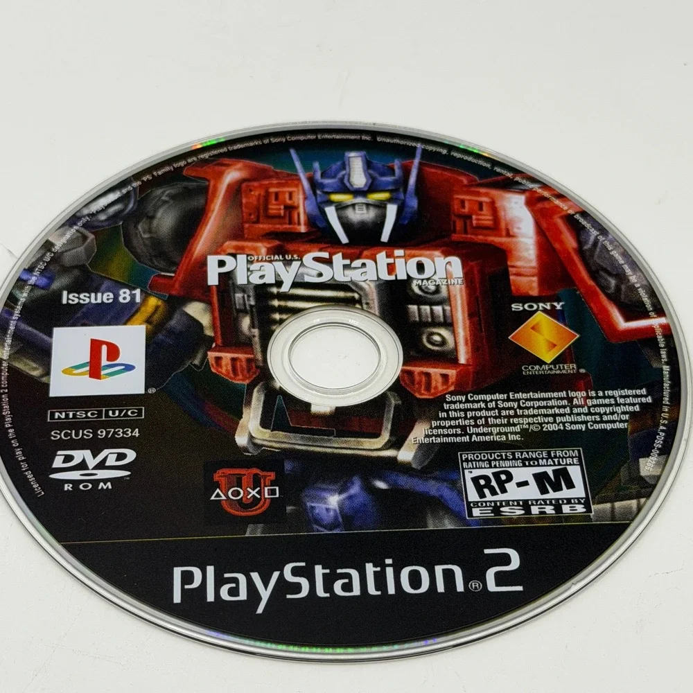 Sony Kids PlayStation Magazine Issue 81 Demo Disc PS2 Transformers Retro Gaming